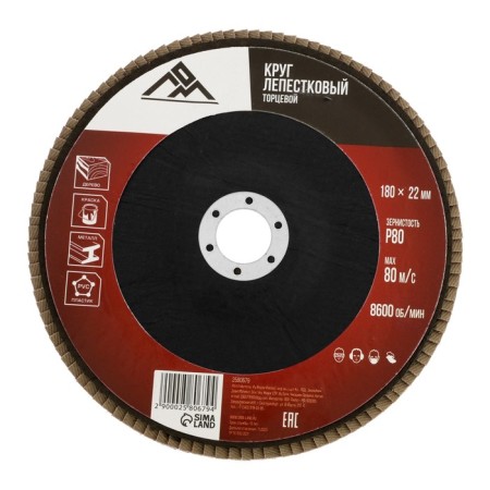 Circle of petal end scrap, 180 x 22 mm, p80