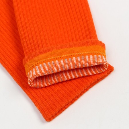 Socks, orange color, size 23-25-3