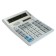 Desktop calculator (large accounting) 12-bit, Skainer SK-777XWH, double power, 157 x 200 x 32 mm, white