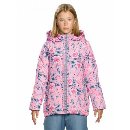 Jacket for girls, height 134 cm, pink color