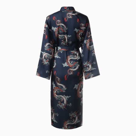 Халат домашний KAFTAN "Дракон", размер 44-46, синий-9
