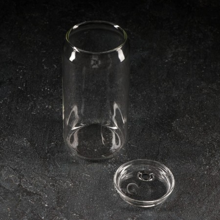 Glass glass with a cover "Basis", 400 ml-1