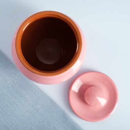 Set "Vyatka Ceramics Trio" 0.5lx3pcs + grasp, pink-3