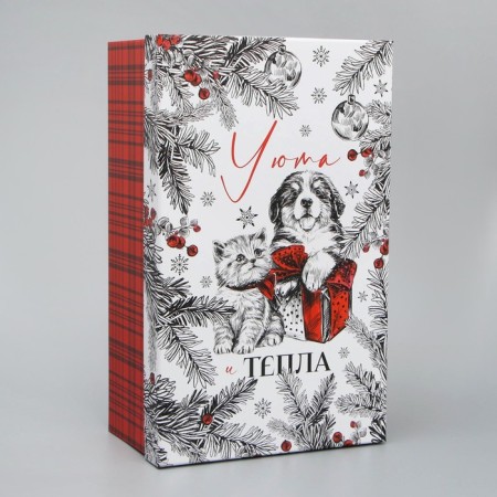 Gift Box "Cozy New Year", 32.5 x 20 x 12.5 cm, New Year-1