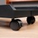 System unit stand on wheels, 20/30 - 45 cm, metal, plastic, black