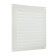 Ventilation grate "Space" luxury RM1919, 190 x 190 mm, with a grid, metal, white