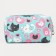 Cosmetic bag with lightning, blue color