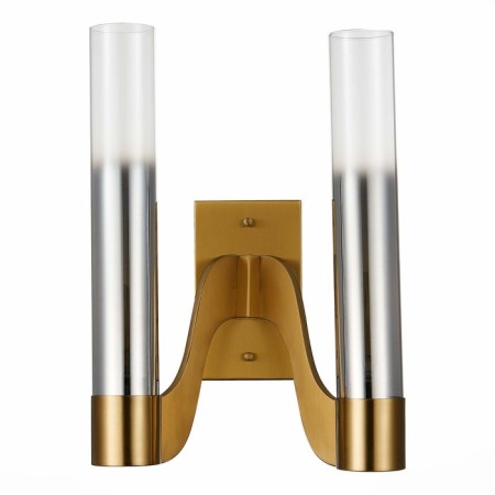 Sconces st. SL1235.301.02. Ettore. 2x40 watts, E14, 31.5x45 cm, brass color