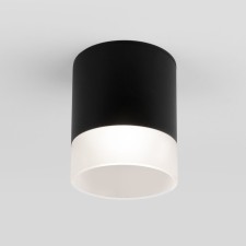 Ceiling lamp (SPOT) Elektrostandard, Light LED 15 W, 108x108x148 mm, IP54, Black Color Black