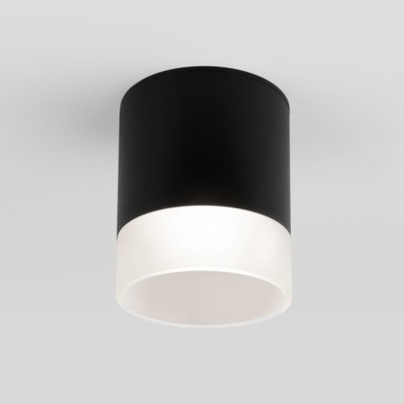 Ceiling lamp (SPOT) Elektrostandard, Light LED 15 W, 108x108x148 mm, IP54, Black Color Black