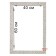 Frame for paintings (mirrors) 40 x 60 x 4 cm, tree "Versailles", white-gold