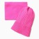 Kit for a girl (hat, snood), raspberry color, size 48-52