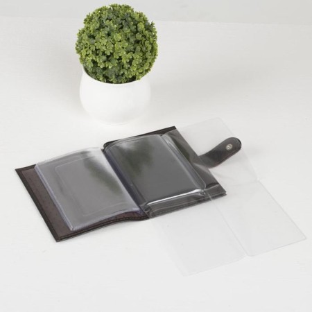 Textura cover cover and passports, brown color-4