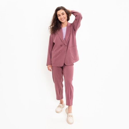Casual Casual Set (jacket and trousers), dusty rose, size 46-2