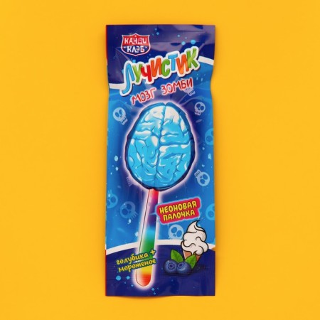Caramel on the stick "Luchikika Brain Zombies" Assorted 10g-5