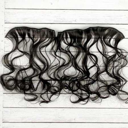 Puppet hair-trash "Cudri" Hair length: 40 cm, width: 50 cm, No. 2V-1