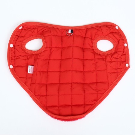 Dog jacket "Nice", size S (DS 25 cm, Osh 25 cm, OG 34 cm), red-6