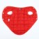 Dog jacket "Nice", size S (DS 25 cm, Osh 25 cm, OG 34 cm), red