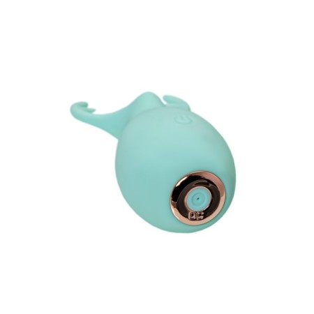 Vibrator "Pitches-Fruits", Mr. Moose, turquoise, silicone, 9.5cm-6