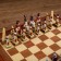 Chess souvenir "Battle for Egypt", h king-8 cm, pawns-6 cm, 36 x 36 cm