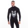 Male thermal underwear (fufaika, pants) print wolf, black color, size 52