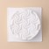 Form for mousse desserts and baking konfinetta "whirlwind", 17.5 × 5.5 cm, cell d = 15 cm, white color