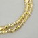 Glass beads, set 72 pcs., Size 1 pc. - 8 mm, gold color