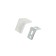 Furniture corner Metalist, with a decorative lining, 26x26 mm, white, 250 pcs