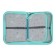Penal 3 sections, tab inside, 140 x 210 x 40 mm, fabric, calligrata top block "Hedgehog"