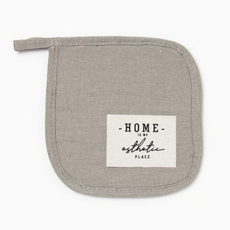 Ethel's Take "Home", gray color, 16x16 cm, 50%HL, 50%flax-1