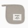 Ethel's Take "Home", gray color, 16x16 cm, 50%HL, 50%flax