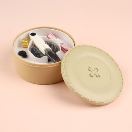 The sewing set "Button", 52 items, in a bunk box 13 × 13 × 6.5 cm, color mix-7