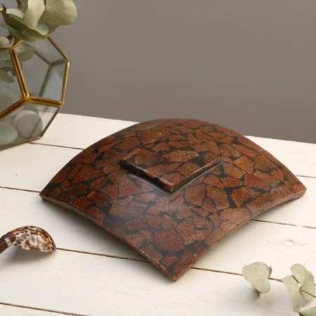Sakufo dish 18x18x5 cm coconut-1