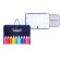 A4 labor folder with handles, 325 x 230 x 25 mm, zipper around, folding bar, plastic, PTR-6 calligrata "pencils"