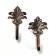 Hook for curtains ks010, one -rod, color copper