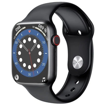 Smart hours of Hoco Y5 Pro, 1.85 ", 240x280, BT3.0+5.0, 240 mAh, call support, stepomer, black-1