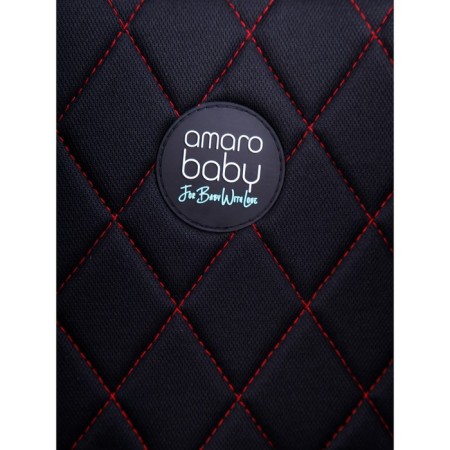 AMAROBABY PROFESSIONAL car seat, group 0+/I/II, black/red color-7