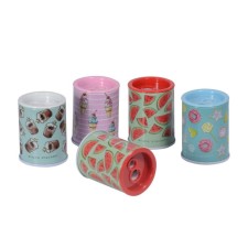 Zapochilok 2 holes with a HappySharp container, a metal case with a thermalopedic, mix