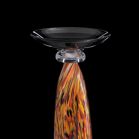 Helix candlestick, orange, 46 cm-1