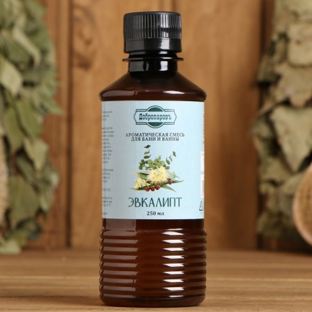 Fragrance for the bath and bath "Eucalypt", natural, 250 ml., "Dobroparov"-3