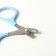 Coger scissors with rubberized handles, a hole of 6 mm, blue