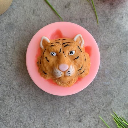 Silicone form "Muzzle Tiger Little 2D S"