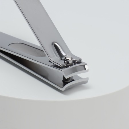 Kusachki - Pedicier Kniper, 10 cm, with a file, silver color-2