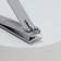 Kusachki - Pedicier Kniper, 10 cm, with a file, silver color