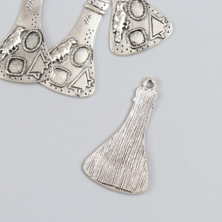 Decor for creativity Metal "Caus with miracles" 4x2.2 cm-1