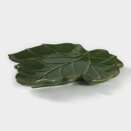 Serving share "Leaf", 20.2 × 2.2 cm, green color-2