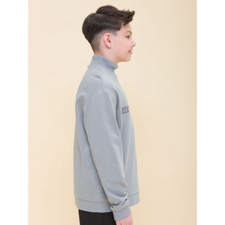 Sweatshirt for boys, height 140 cm, gray color-2