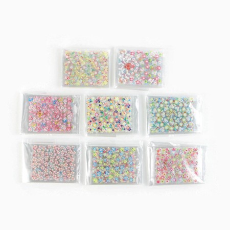 Nail stickers, multi -colored mix-8
