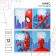 Notebook in a cage 12 sheets, 4 types of mix, cover coated paper, spider-man