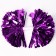 Pompom, purple color